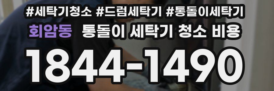 회암동 통돌이 세탁기 청소 비용