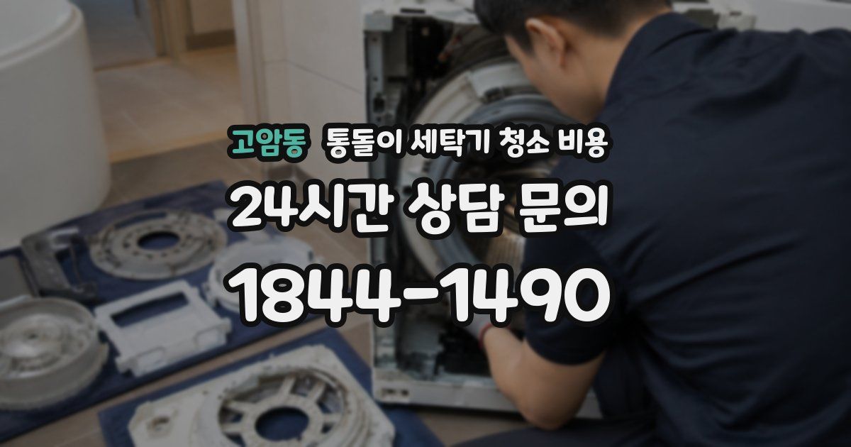고암동 통돌이 세탁기 청소 비용
