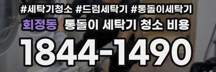 회정동 통돌이 세탁기 청소 비용