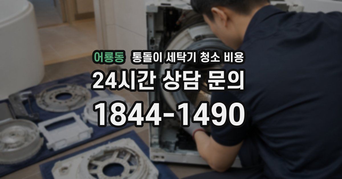 어룡동 통돌이 세탁기 청소 비용