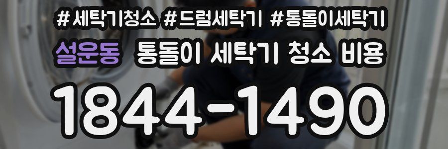 설운동 통돌이 세탁기 청소 비용
