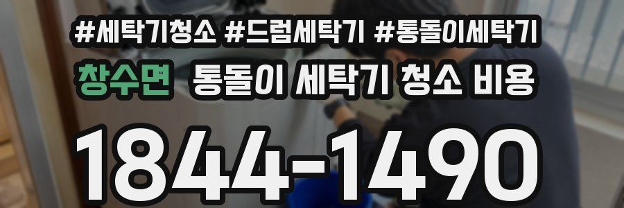 창수면 통돌이 세탁기 청소 비용