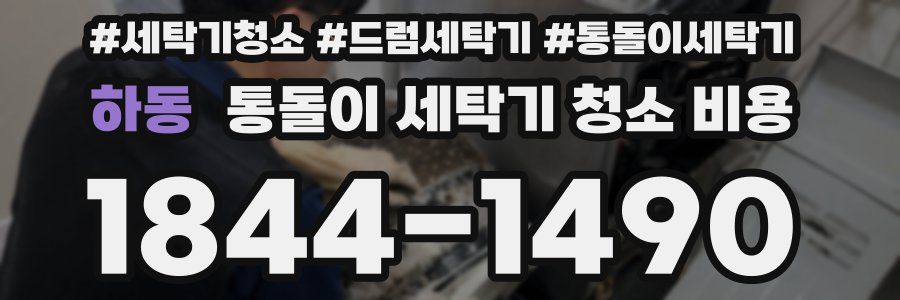 하동 통돌이 세탁기 청소 비용