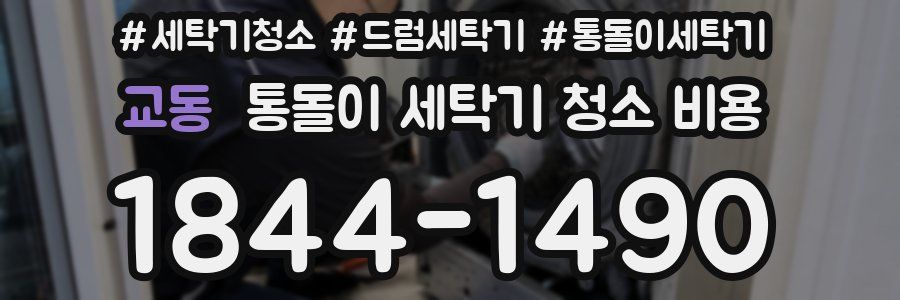 교동 통돌이 세탁기 청소 비용
