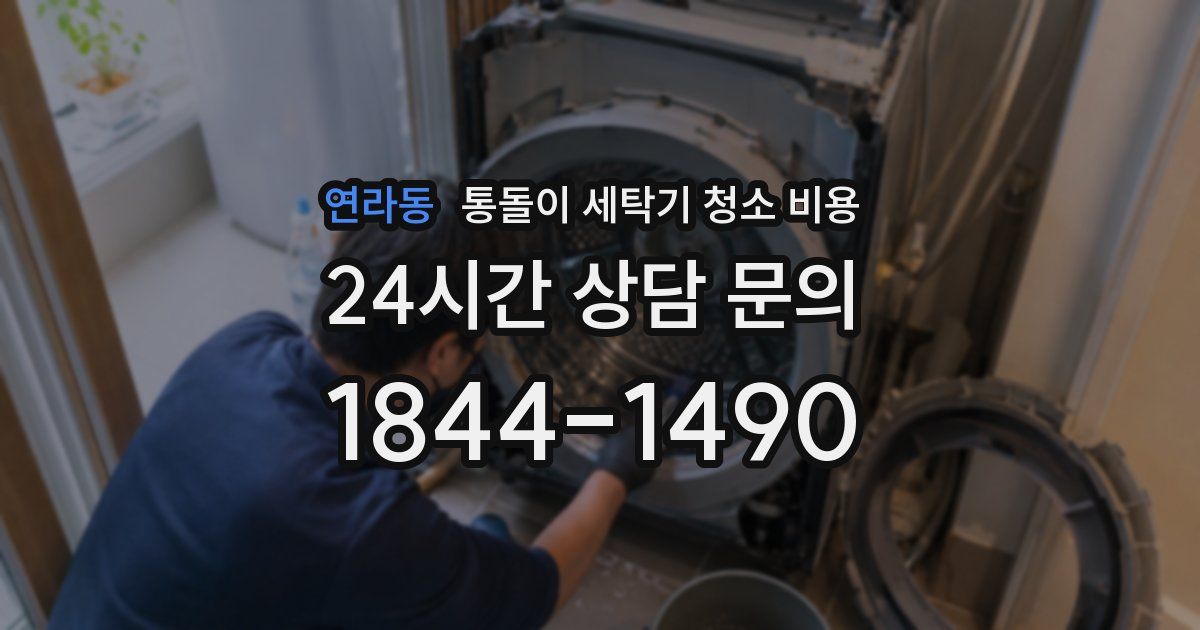 연라동 통돌이 세탁기 청소 비용