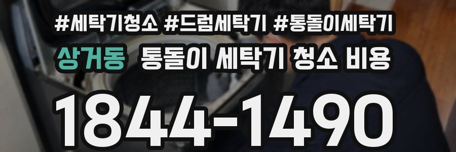 상거동 통돌이 세탁기 청소 비용