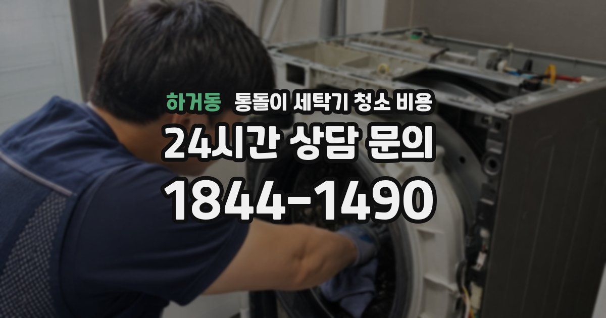 하거동 통돌이 세탁기 청소 비용