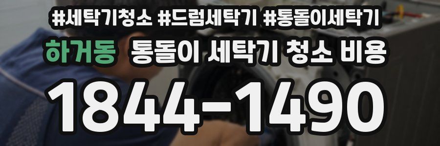 하거동 통돌이 세탁기 청소 비용