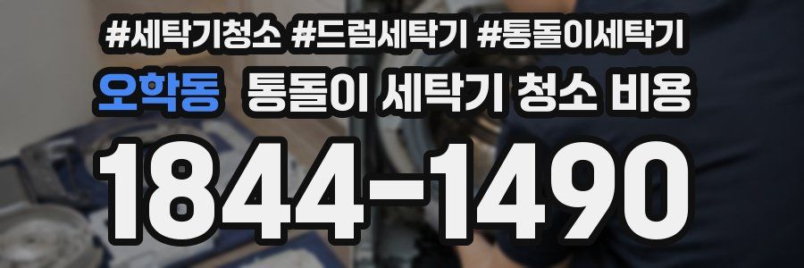 오학동 통돌이 세탁기 청소 비용
