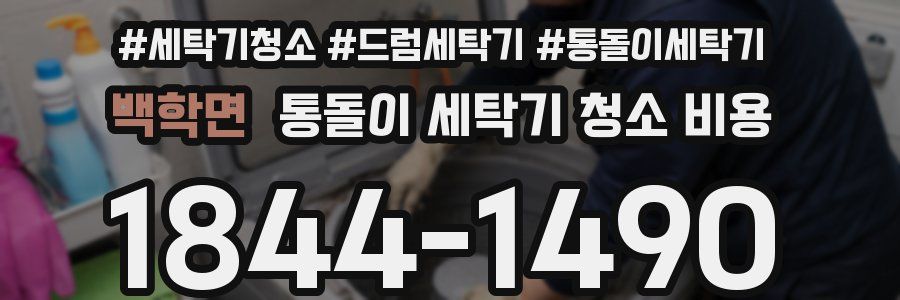 백학면 통돌이 세탁기 청소 비용