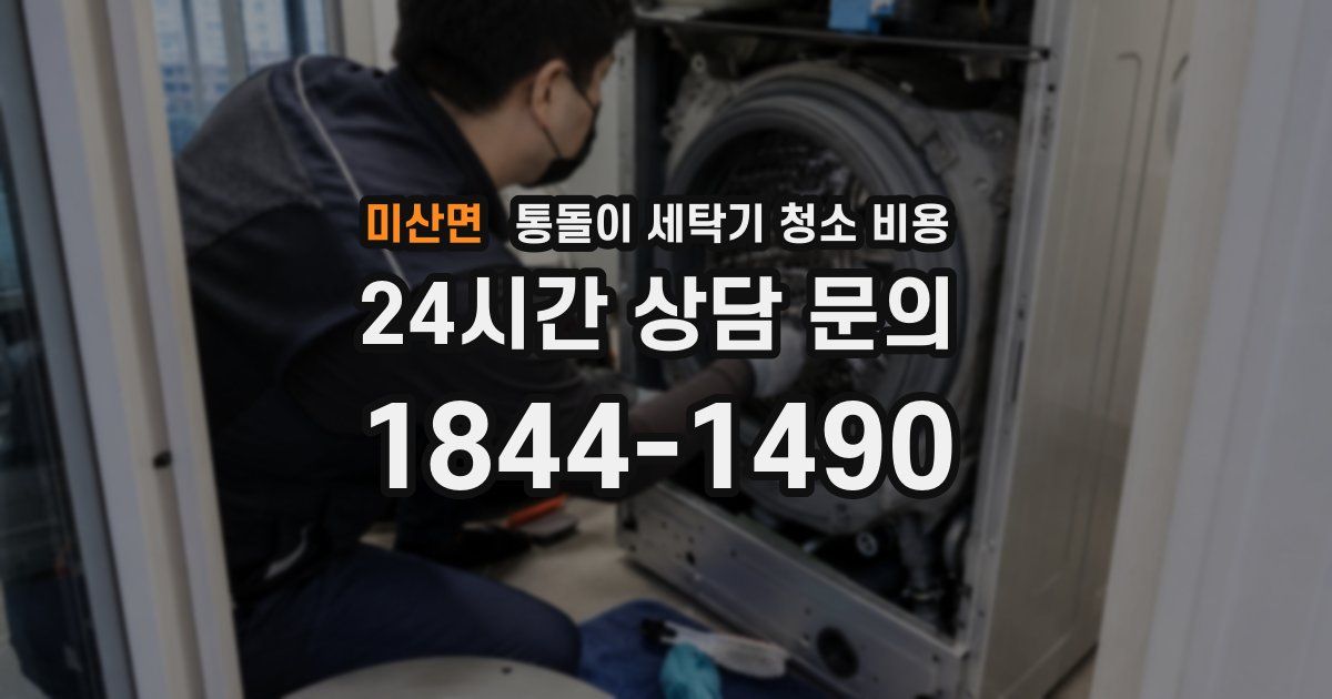 미산면 통돌이 세탁기 청소 비용