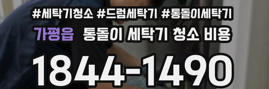 가평읍 통돌이 세탁기 청소 비용