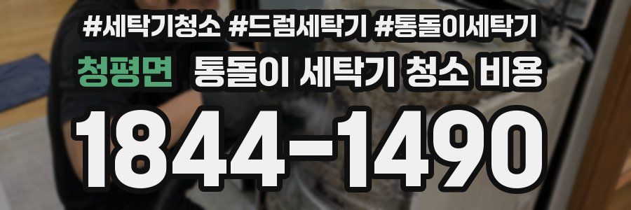 청평면 통돌이 세탁기 청소 비용