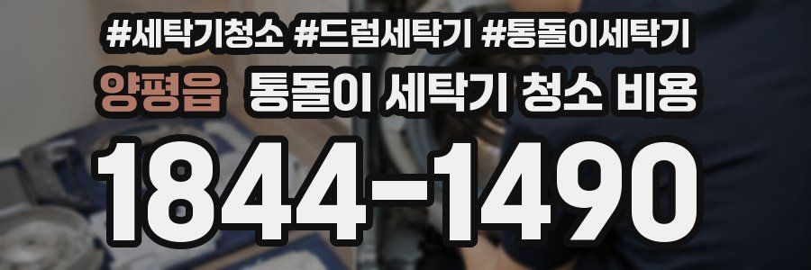 양평읍 통돌이 세탁기 청소 비용