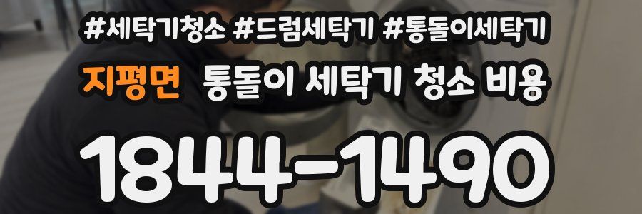 지평면 통돌이 세탁기 청소 비용