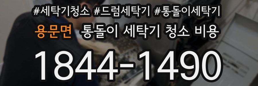 용문면 통돌이 세탁기 청소 비용