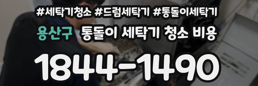 용산구 통돌이 세탁기 청소 비용