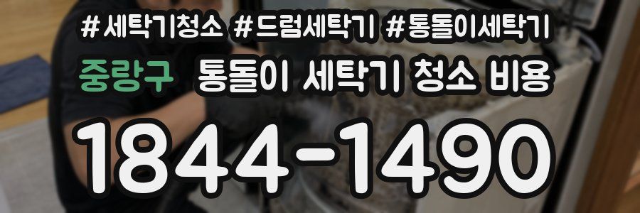 중랑구 통돌이 세탁기 청소 비용