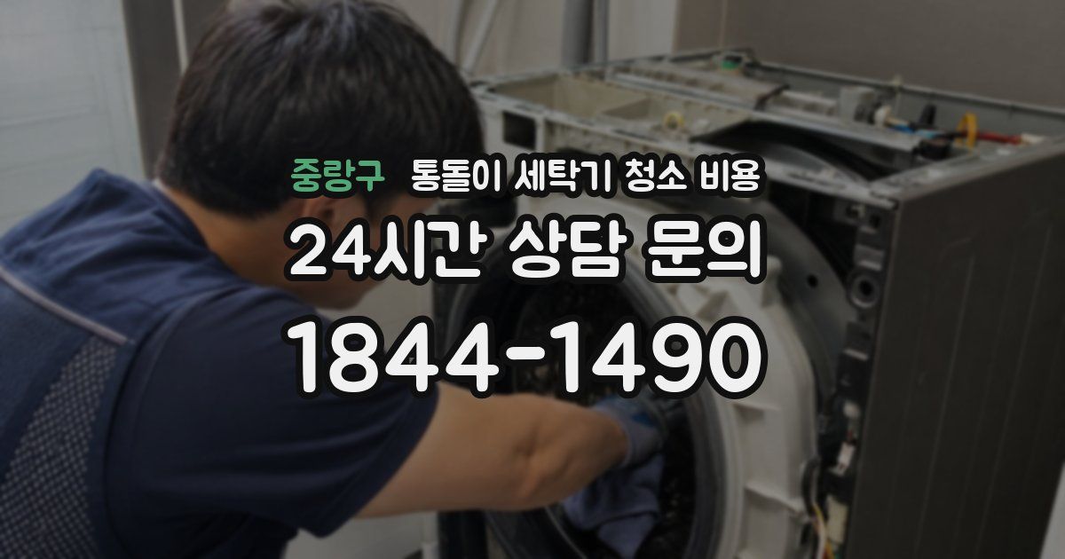 중랑구 통돌이 세탁기 청소 비용