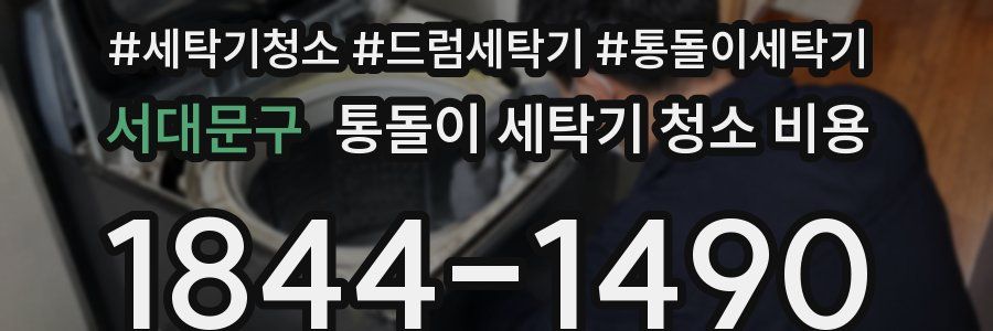 서대문구 통돌이 세탁기 청소 비용