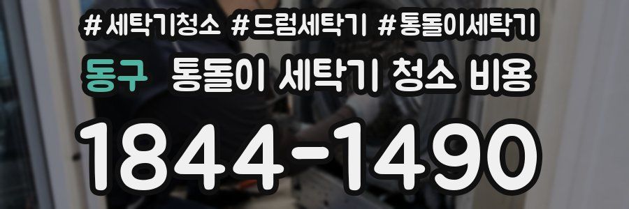 동구 통돌이 세탁기 청소 비용