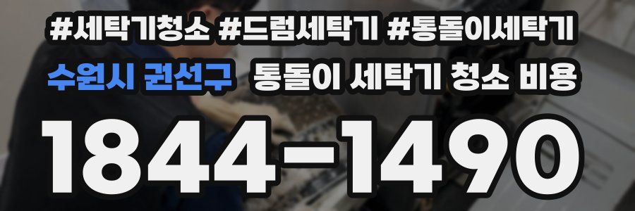 수원시 권선구 통돌이 세탁기 청소 비용