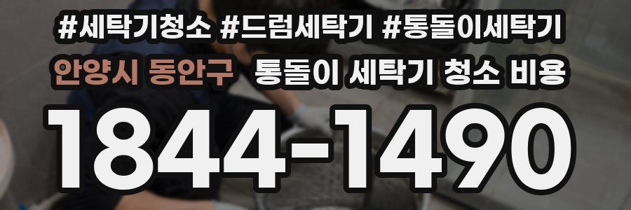 안양시 동안구 통돌이 세탁기 청소 비용