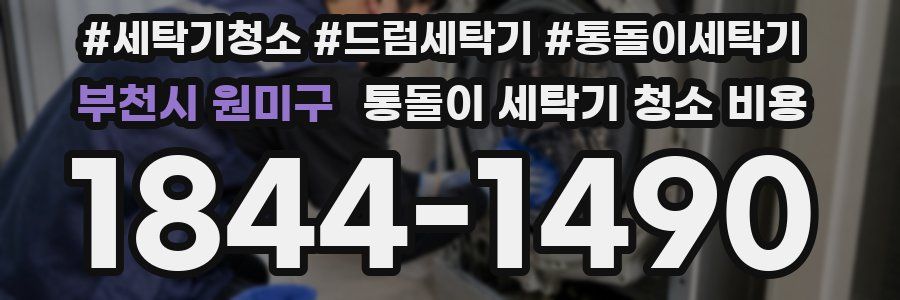 부천시 원미구 통돌이 세탁기 청소 비용