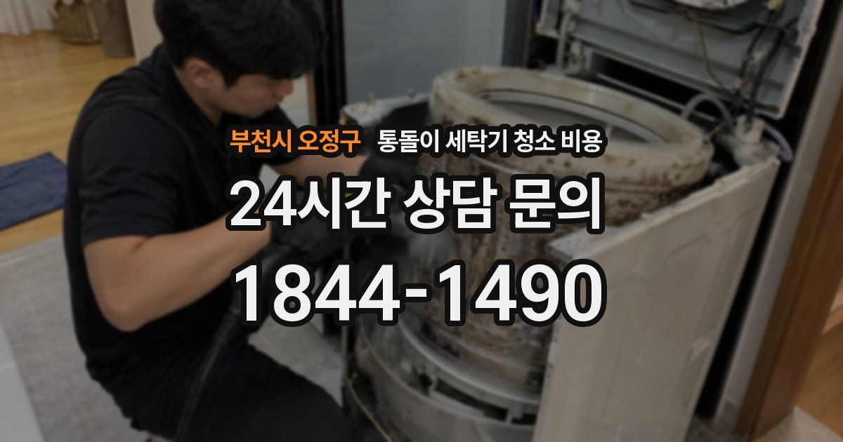 부천시 오정구 통돌이 세탁기 청소 비용