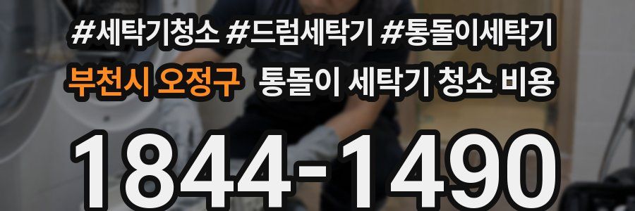 부천시 오정구 통돌이 세탁기 청소 비용