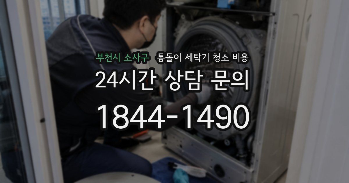부천시 소사구 통돌이 세탁기 청소 비용