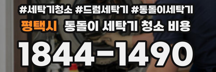 평택시 통돌이 세탁기 청소 비용