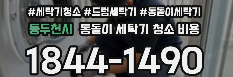 동두천시 통돌이 세탁기 청소 비용