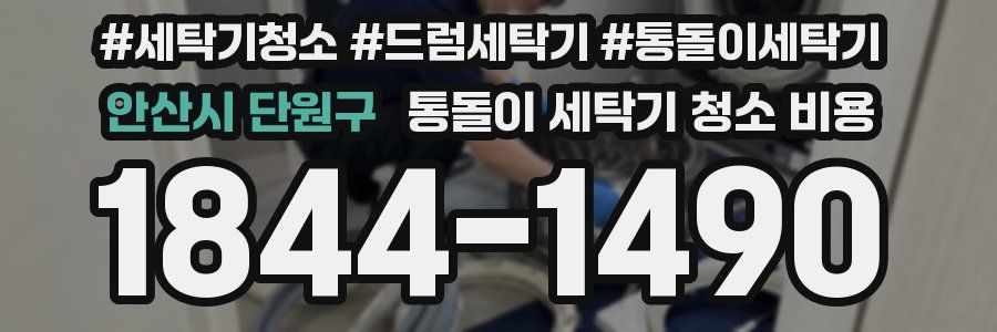 안산시 단원구 통돌이 세탁기 청소 비용