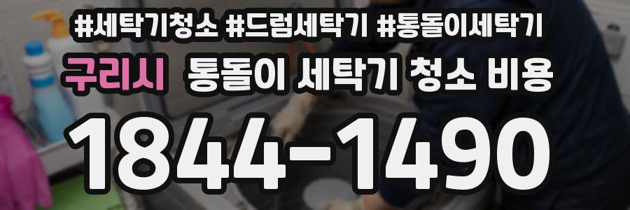 구리시 통돌이 세탁기 청소 비용