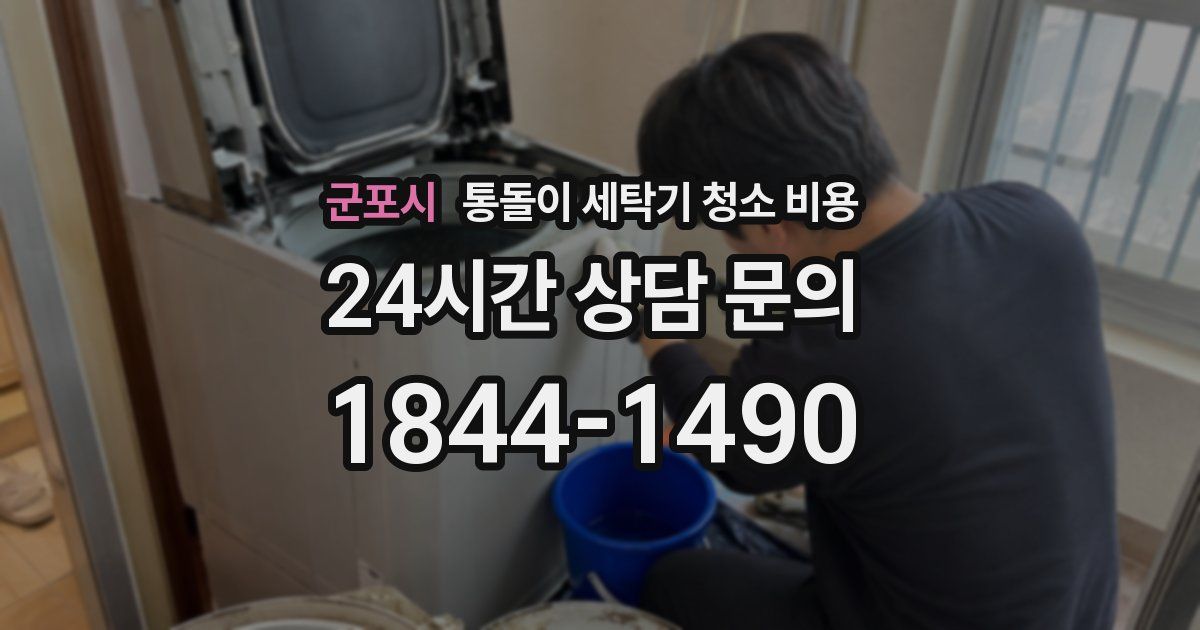 군포시 통돌이 세탁기 청소 비용