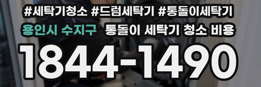 용인시 수지구 통돌이 세탁기 청소 비용