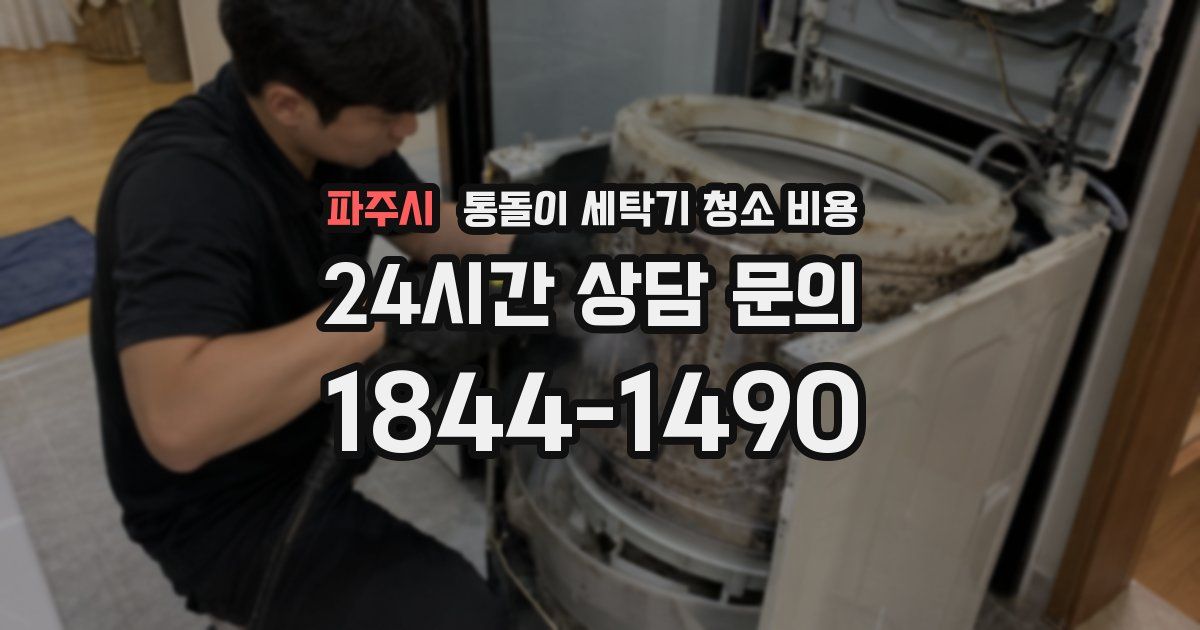 파주시 통돌이 세탁기 청소 비용