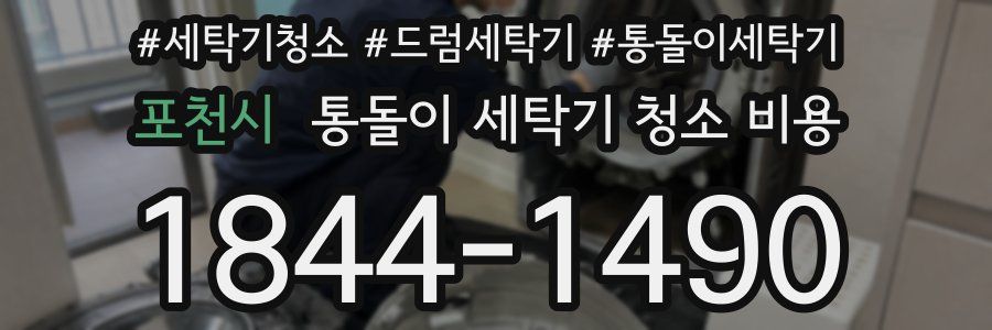 포천시 통돌이 세탁기 청소 비용