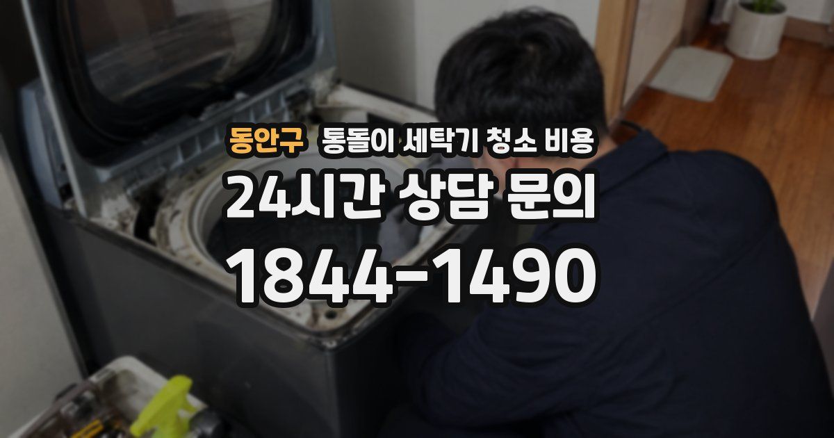 동안구 통돌이 세탁기 청소 비용