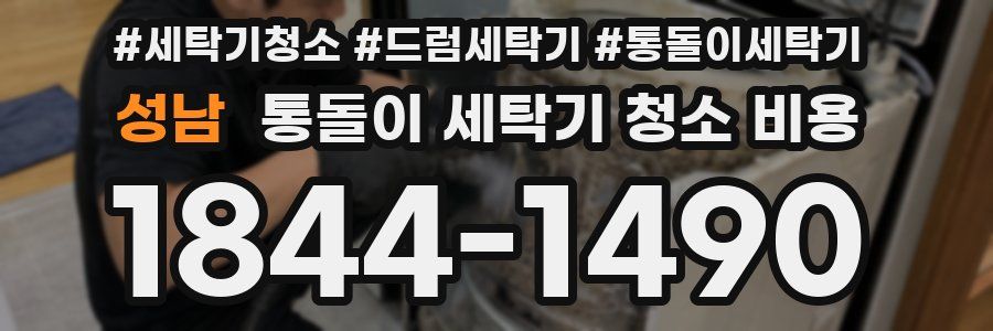 성남 통돌이 세탁기 청소 비용