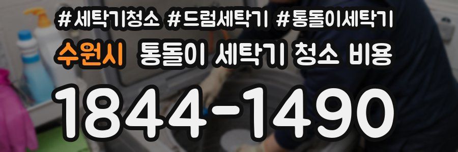 수원시 통돌이 세탁기 청소 비용