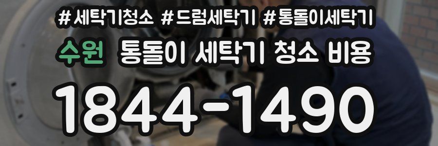 수원 통돌이 세탁기 청소 비용