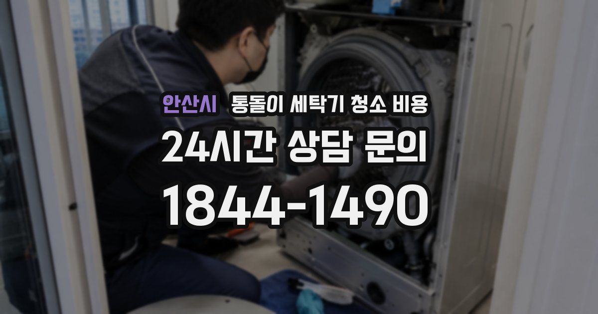 안산시 통돌이 세탁기 청소 비용