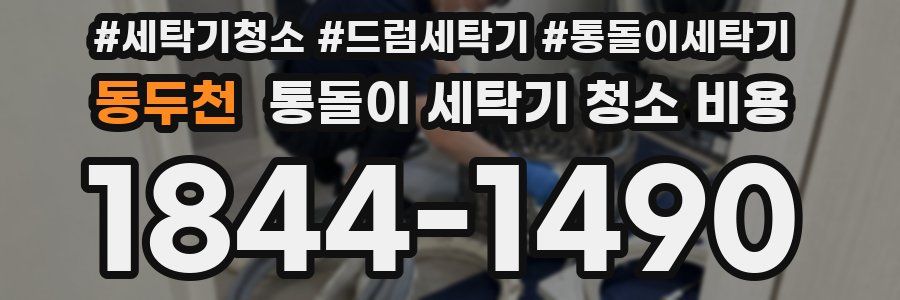 동두천 통돌이 세탁기 청소 비용