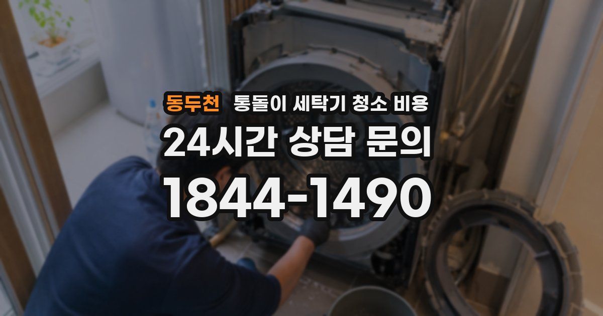 동두천 통돌이 세탁기 청소 비용