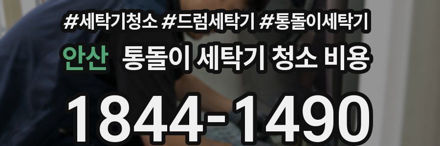 안산 통돌이 세탁기 청소 비용