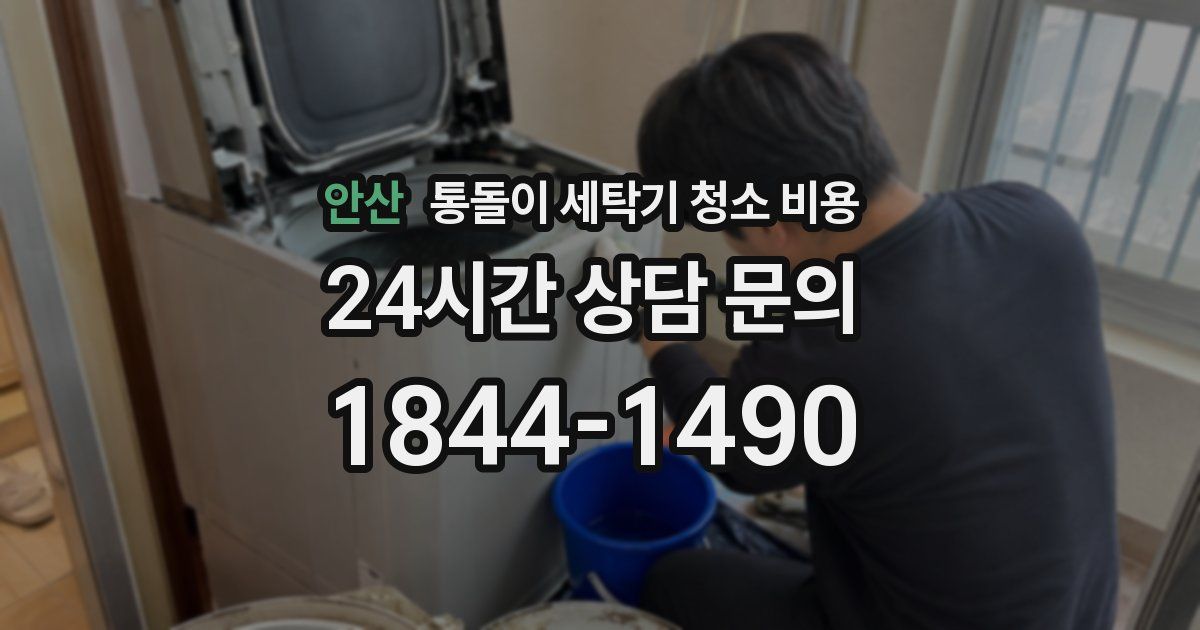 안산 통돌이 세탁기 청소 비용