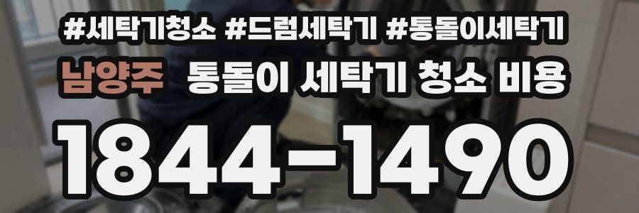 남양주 통돌이 세탁기 청소 비용
