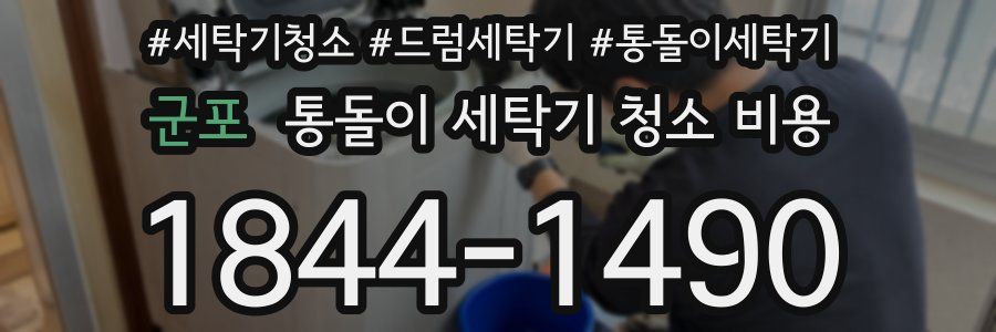 군포 통돌이 세탁기 청소 비용